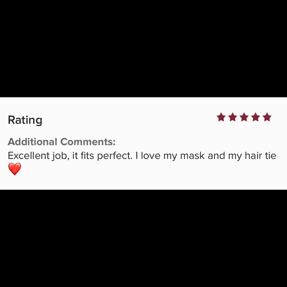 Minnie Mouse Face Mask and Scrunchie set - Picture 4 of 6